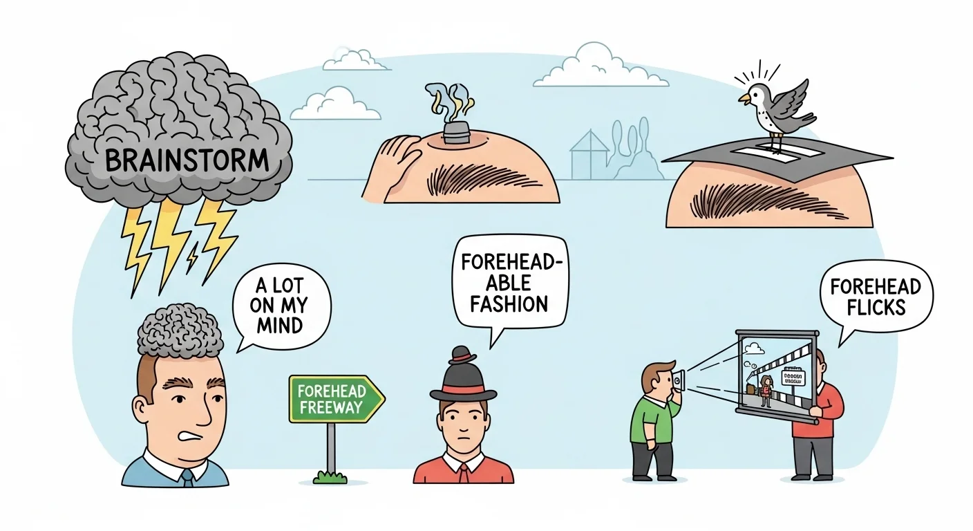 Cute and Playful Big Forehead Puns
