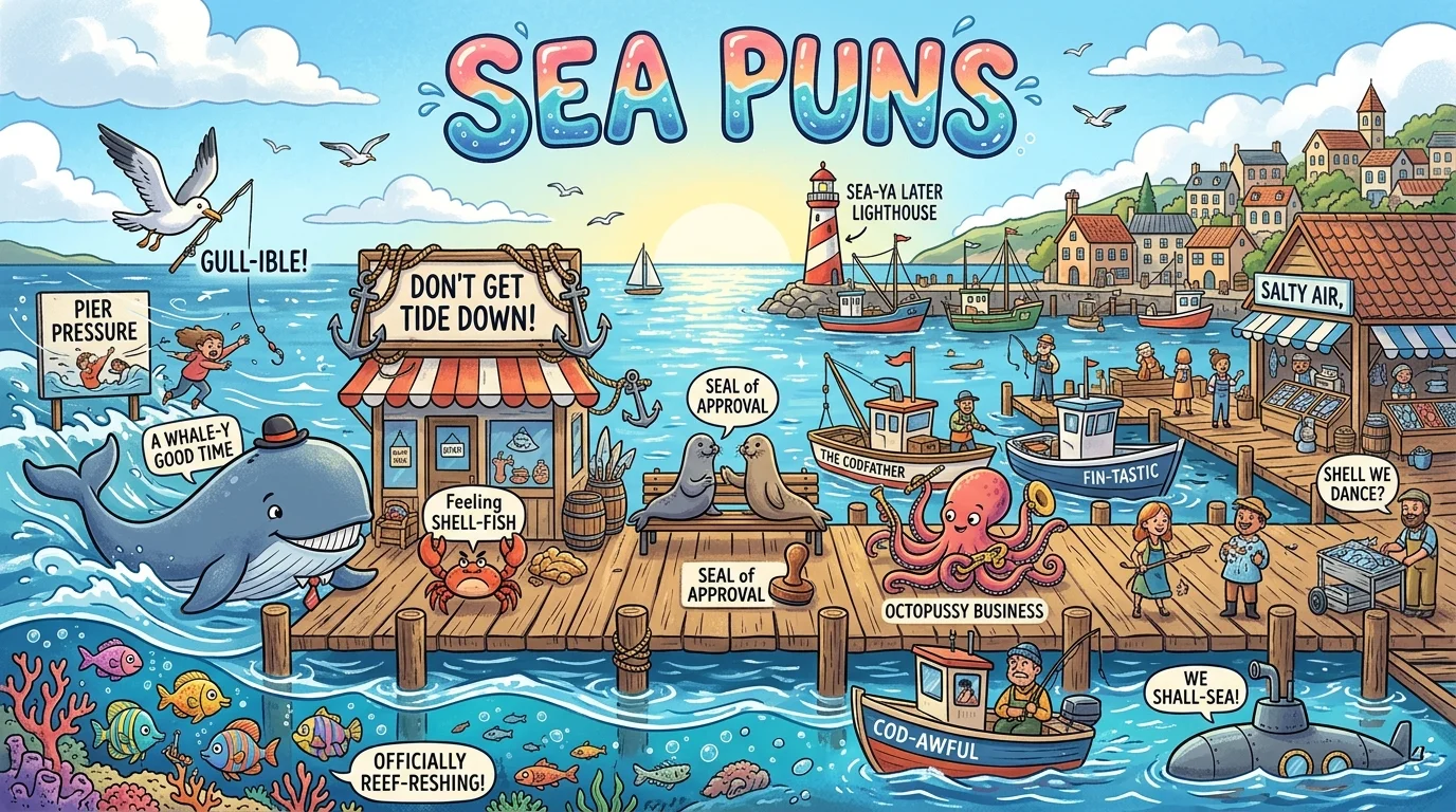 Boat Sea Puns