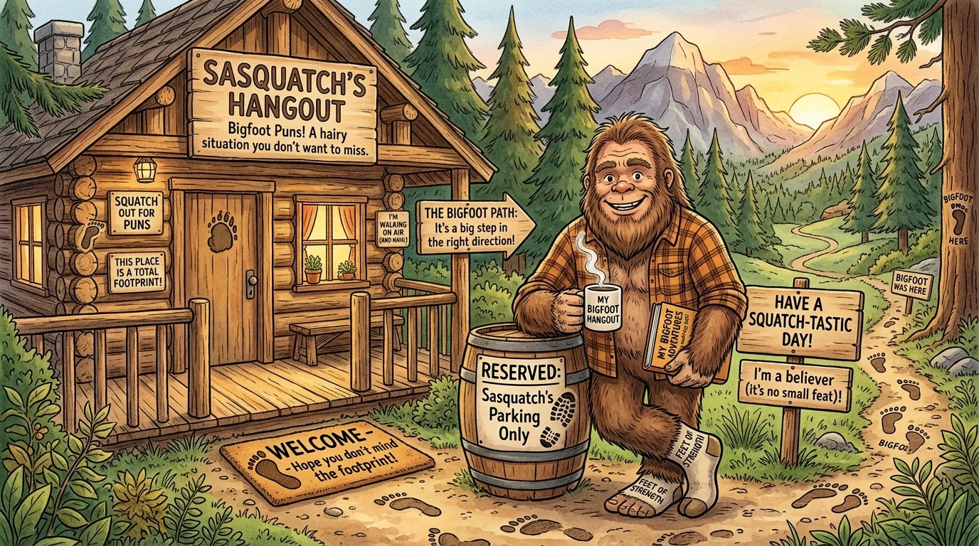 Cute Bigfoot Puns