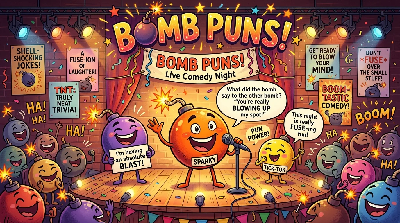 Cute Bomb Puns