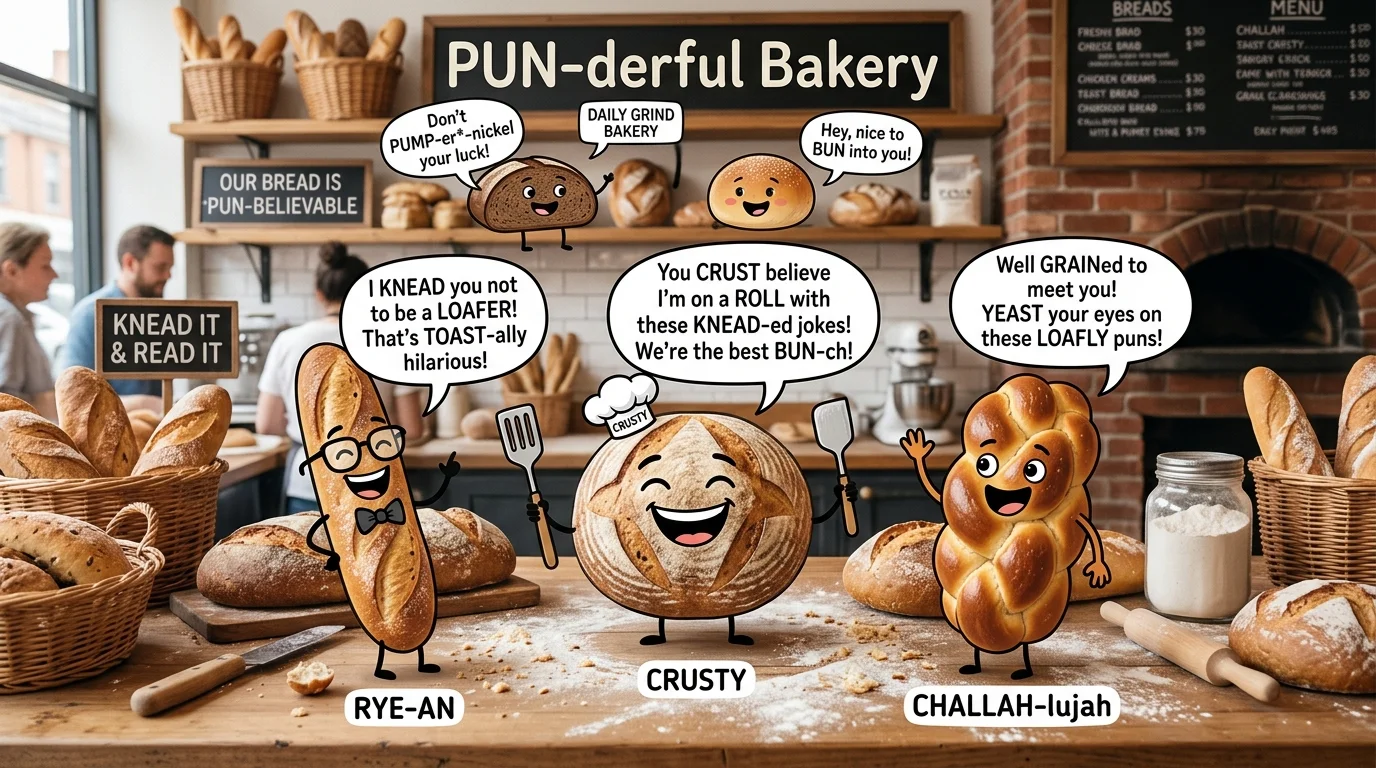 Cute Bread Puns