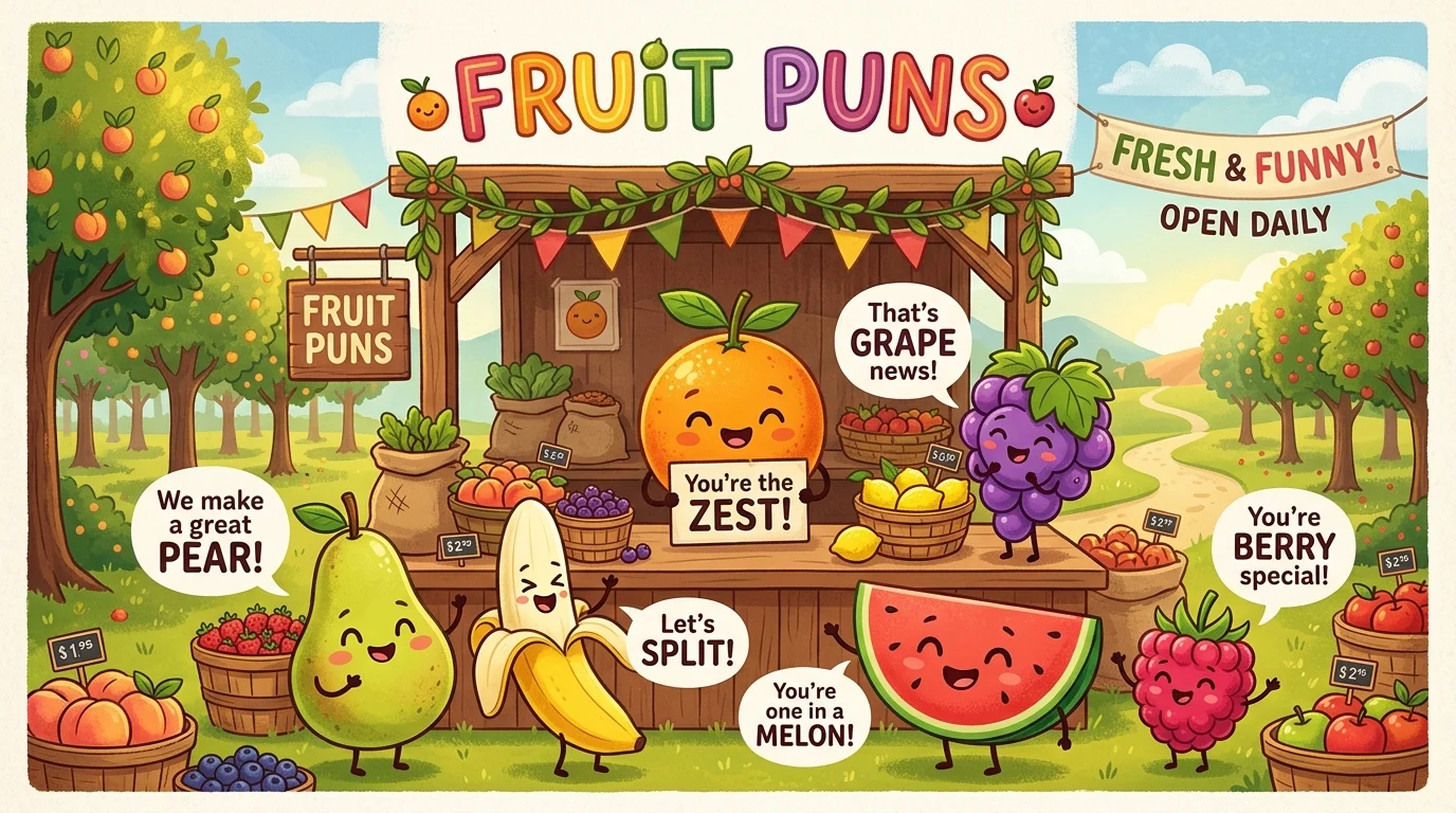 Cute Fruit Puns