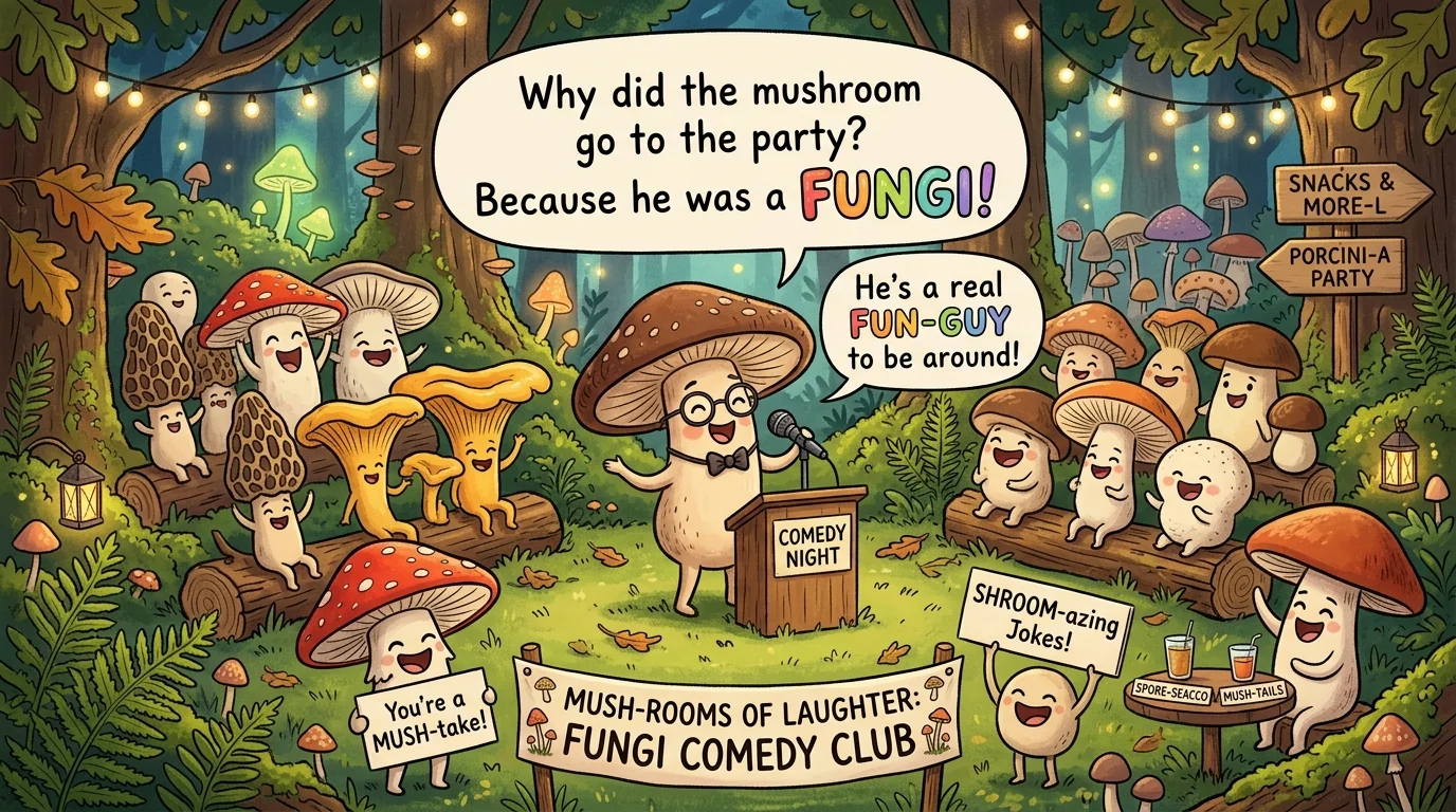 Cute Mushroom Puns