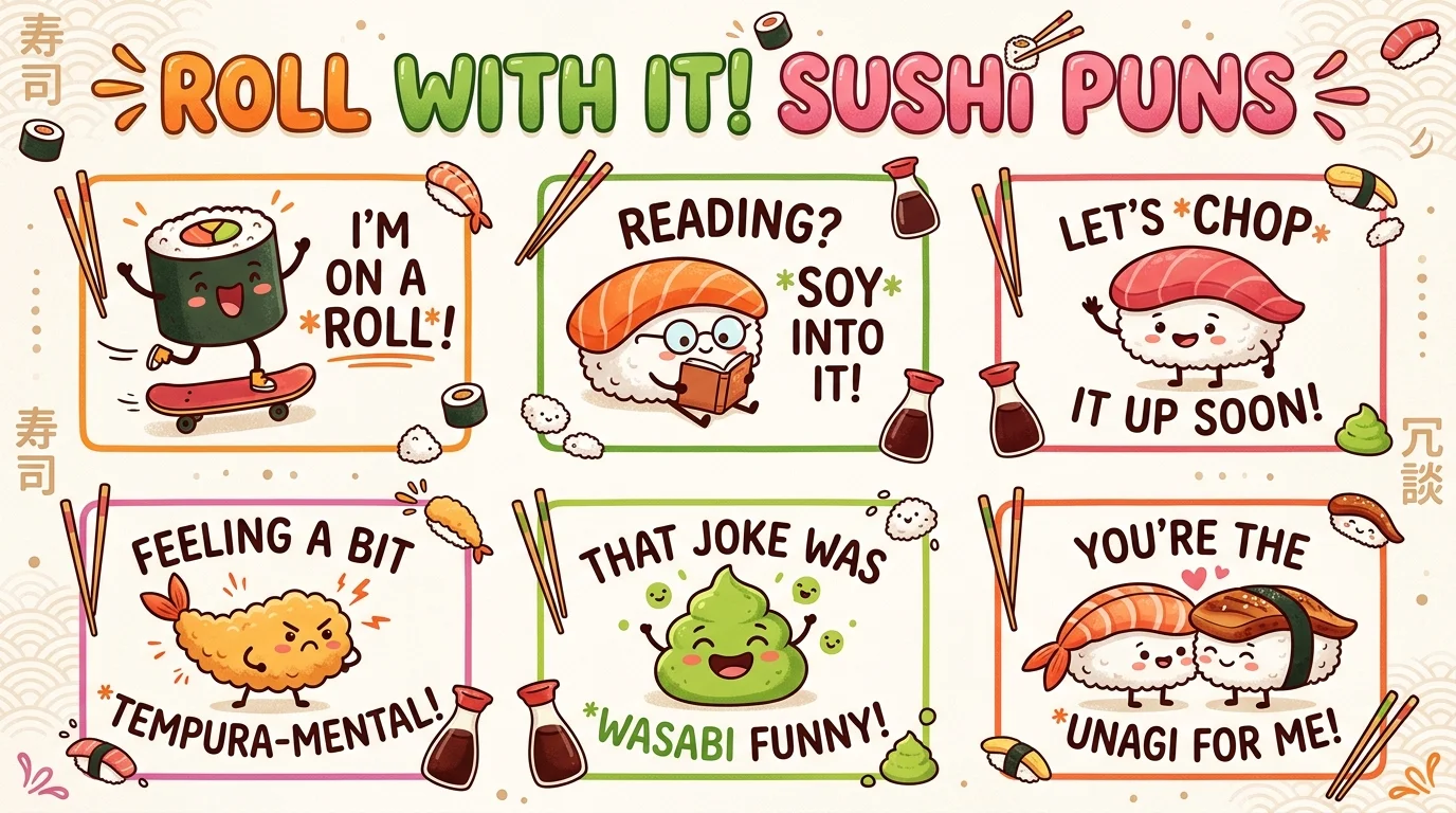 Daily Life Sushi Puns