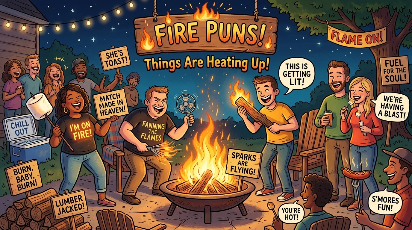 Firework Fire Puns