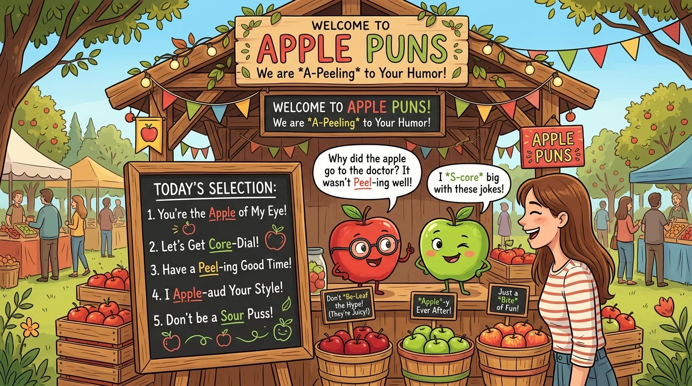 Fruit Apple Puns