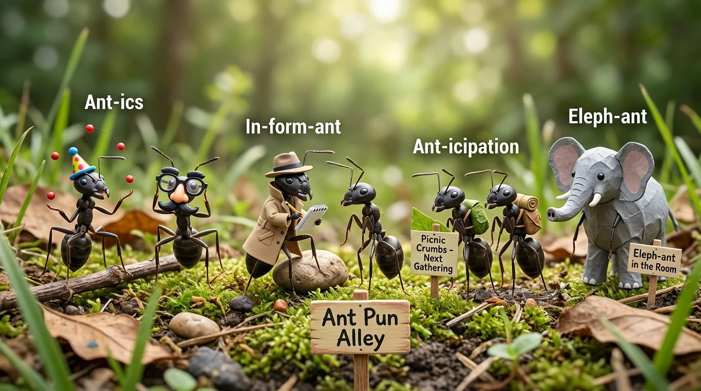 Funny Ant Puns