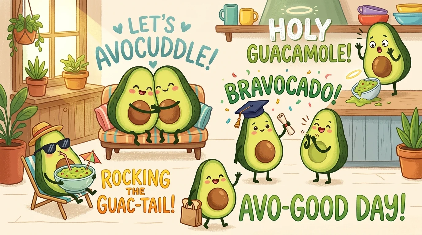 Funny Avocado Puns