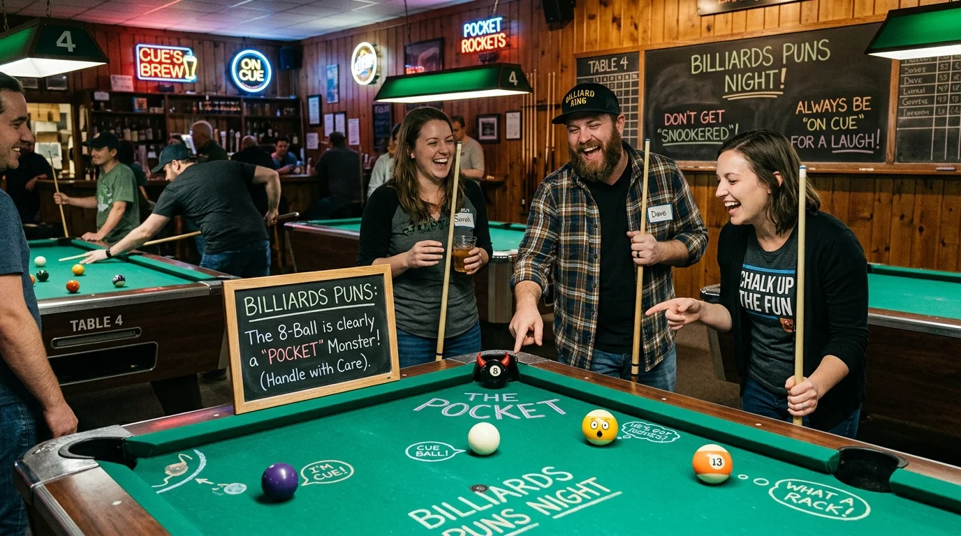 Funny Billiards Puns