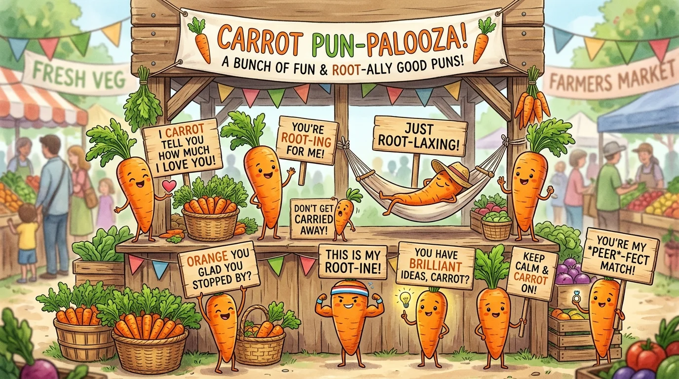 Funny Carrot Puns