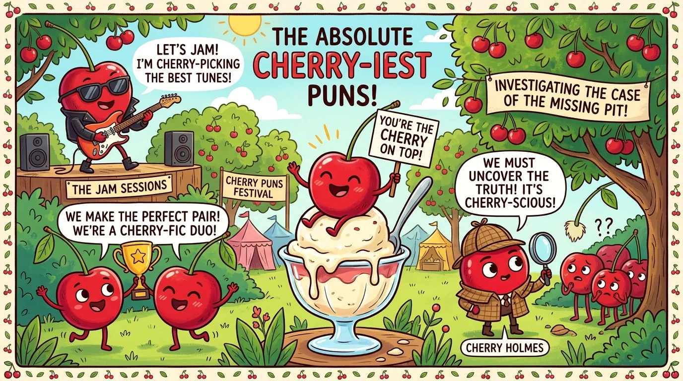 Funny Cherry Puns
