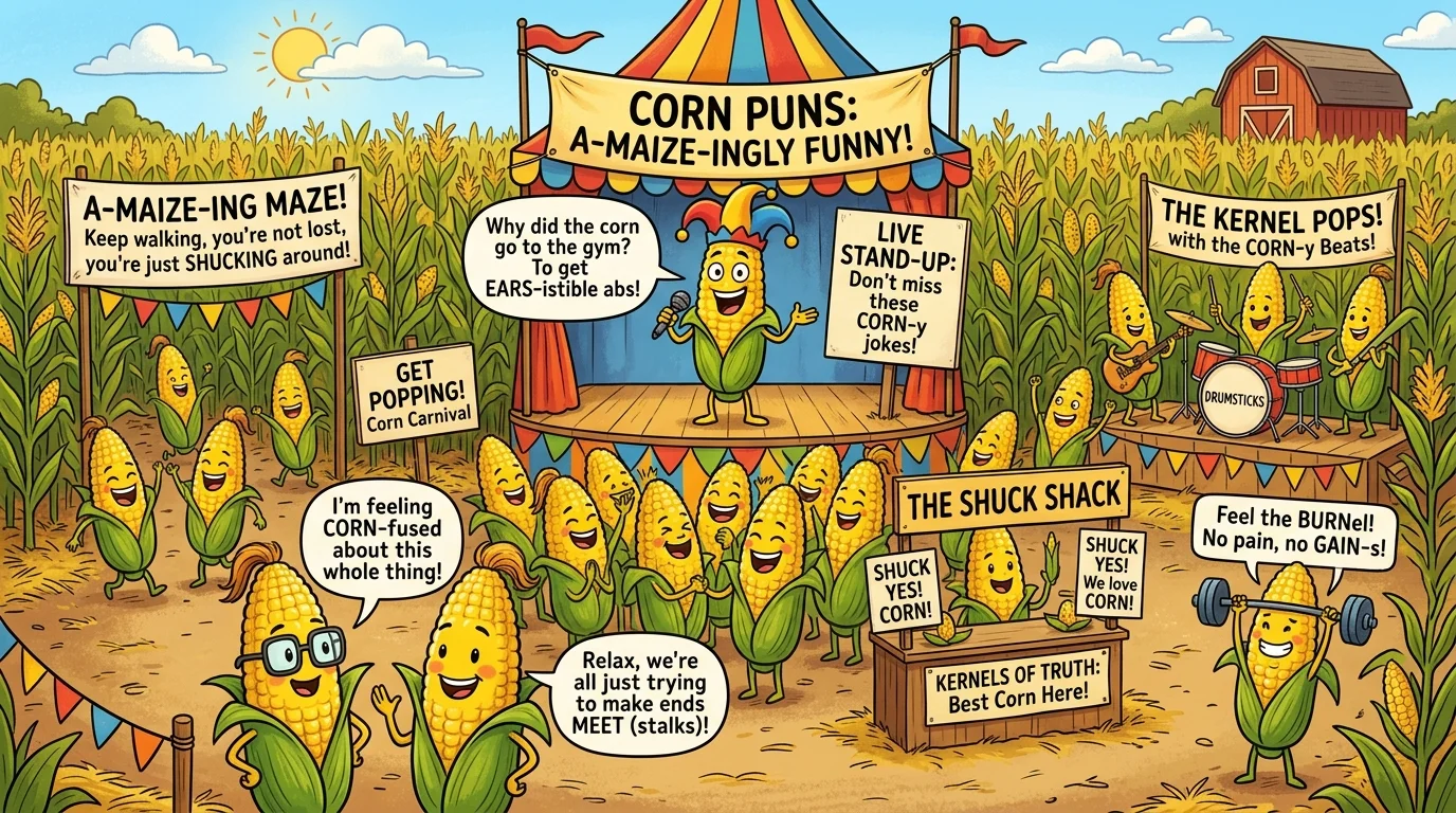 Funny Corn Puns