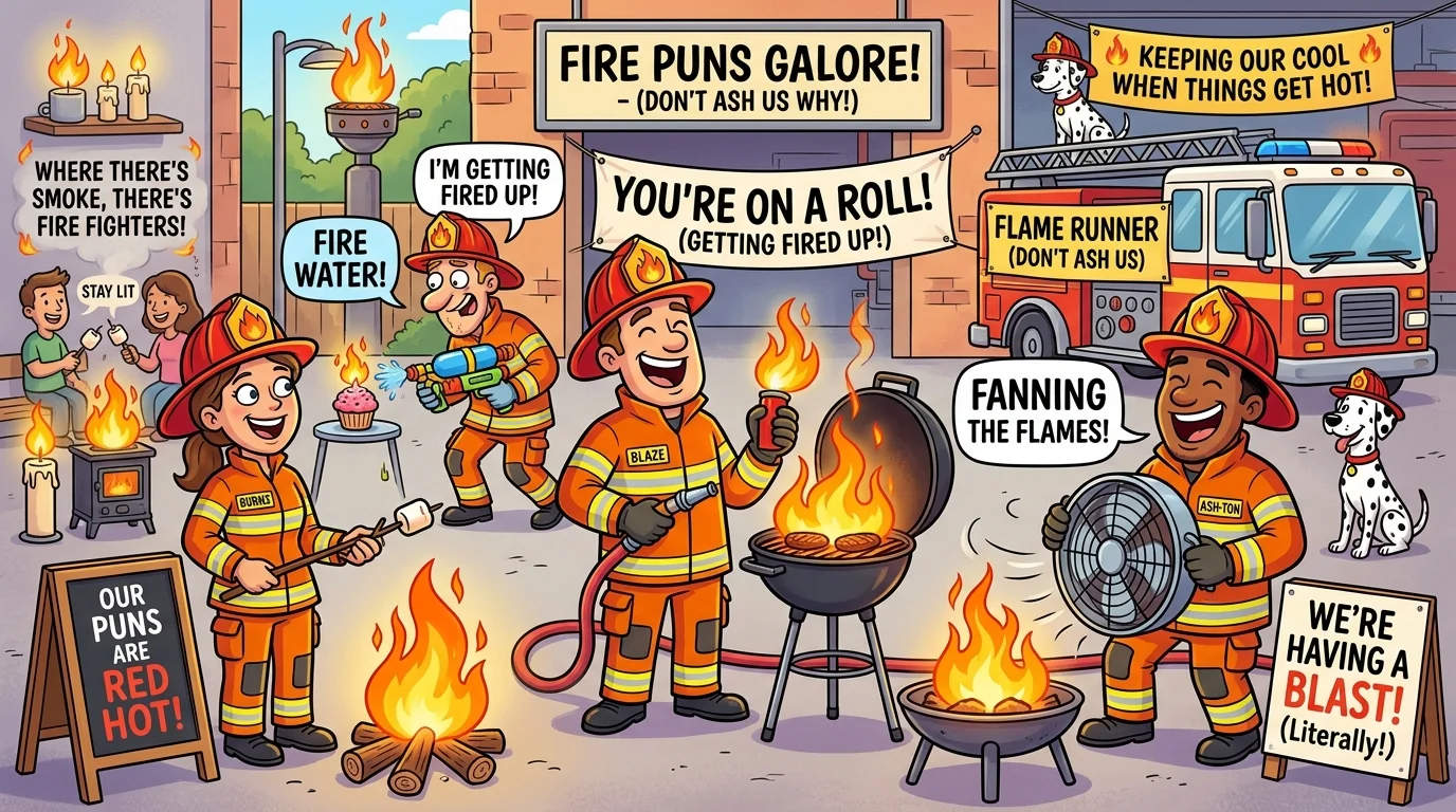 Funny Fire Puns