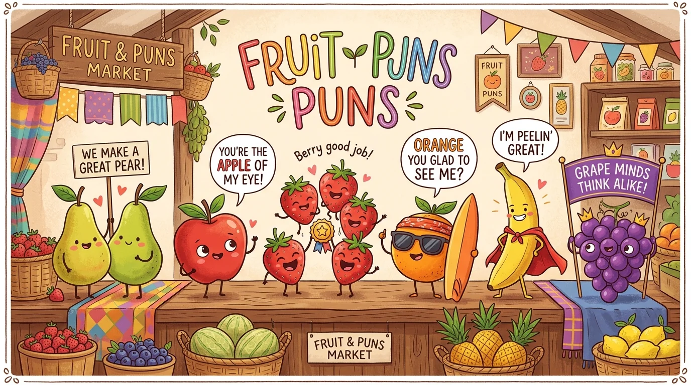 Funny Fruit Puns