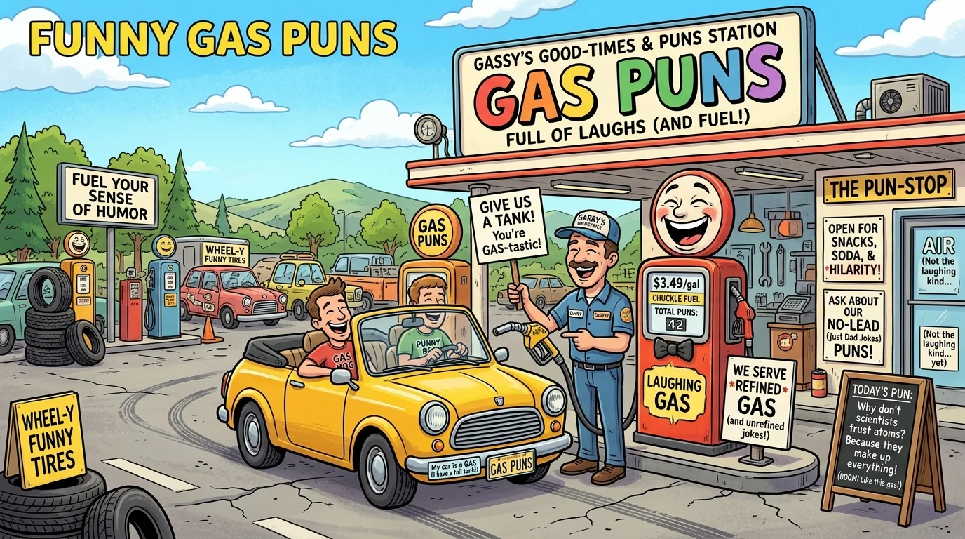 Funny Gas Puns