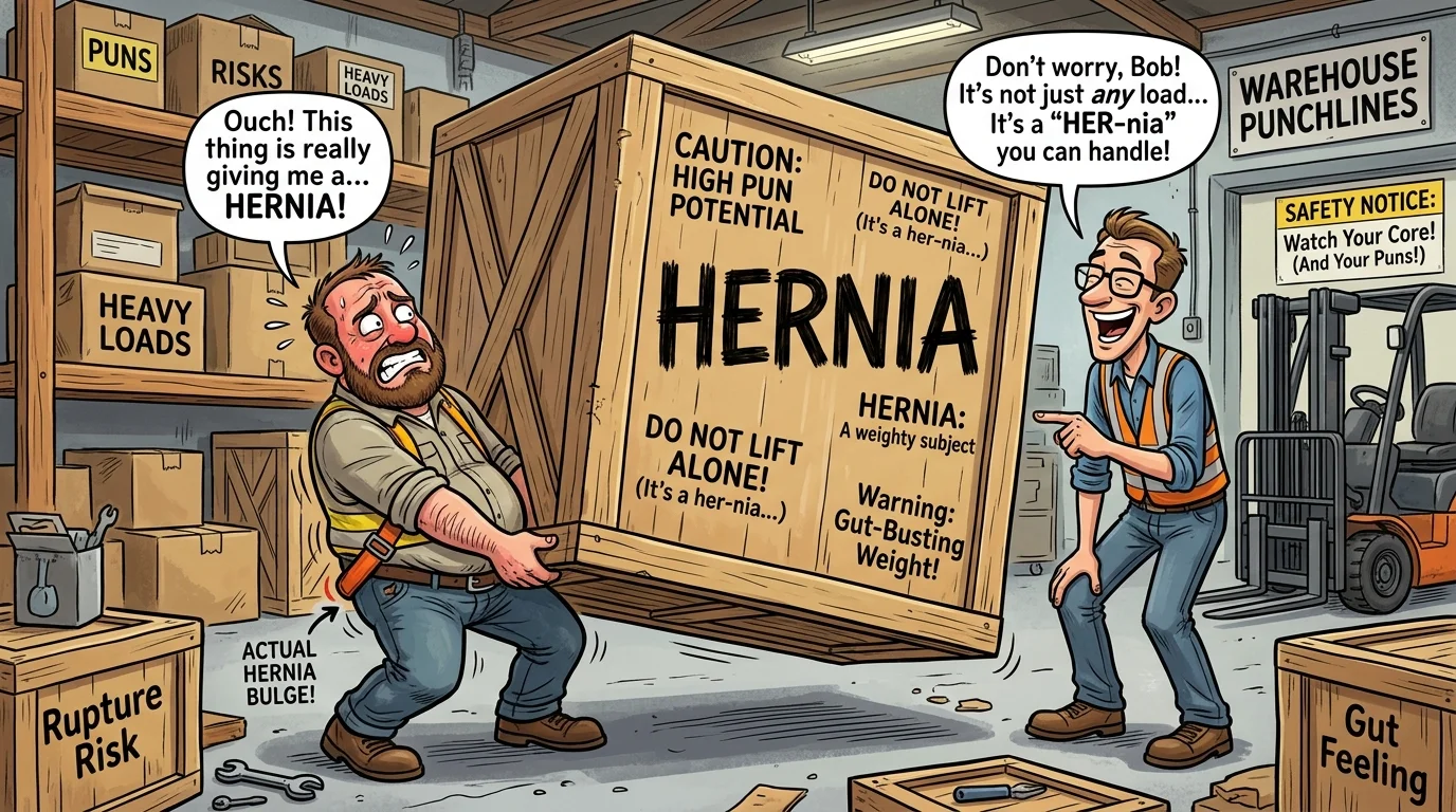 Funny Hernia Puns