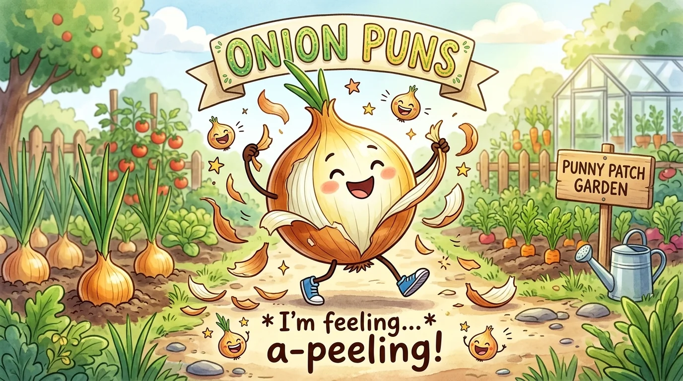 Funny Onion Puns

