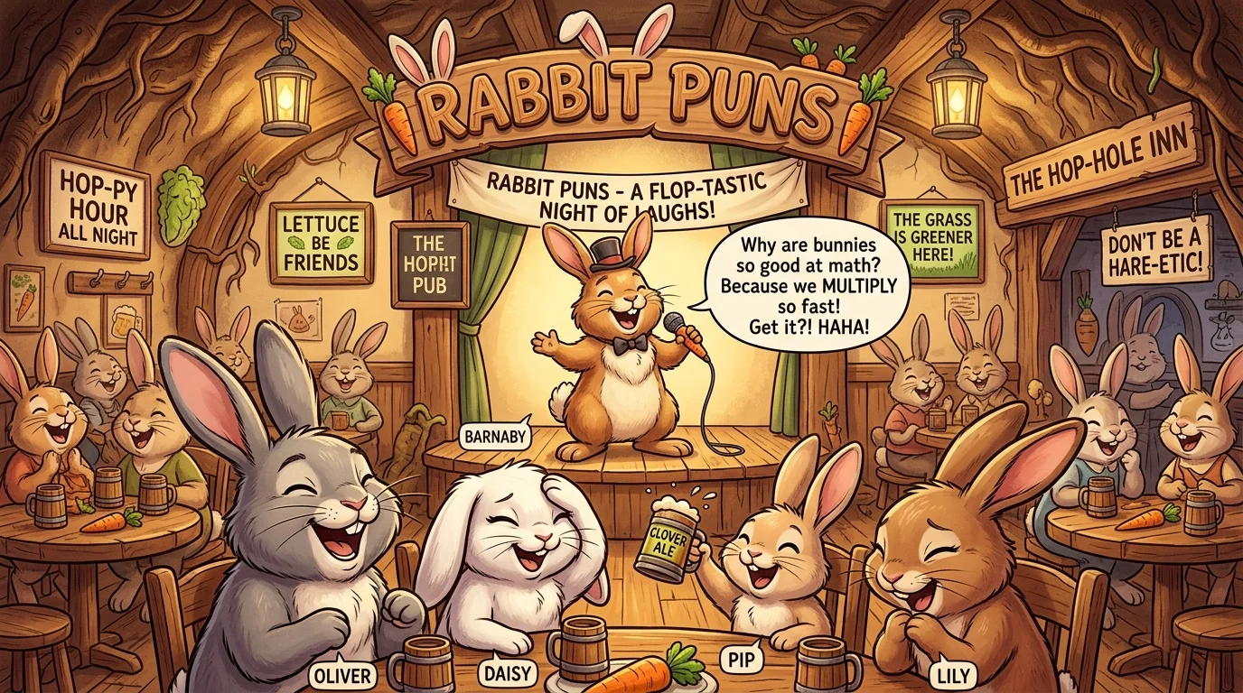 Funny Rabbit Puns