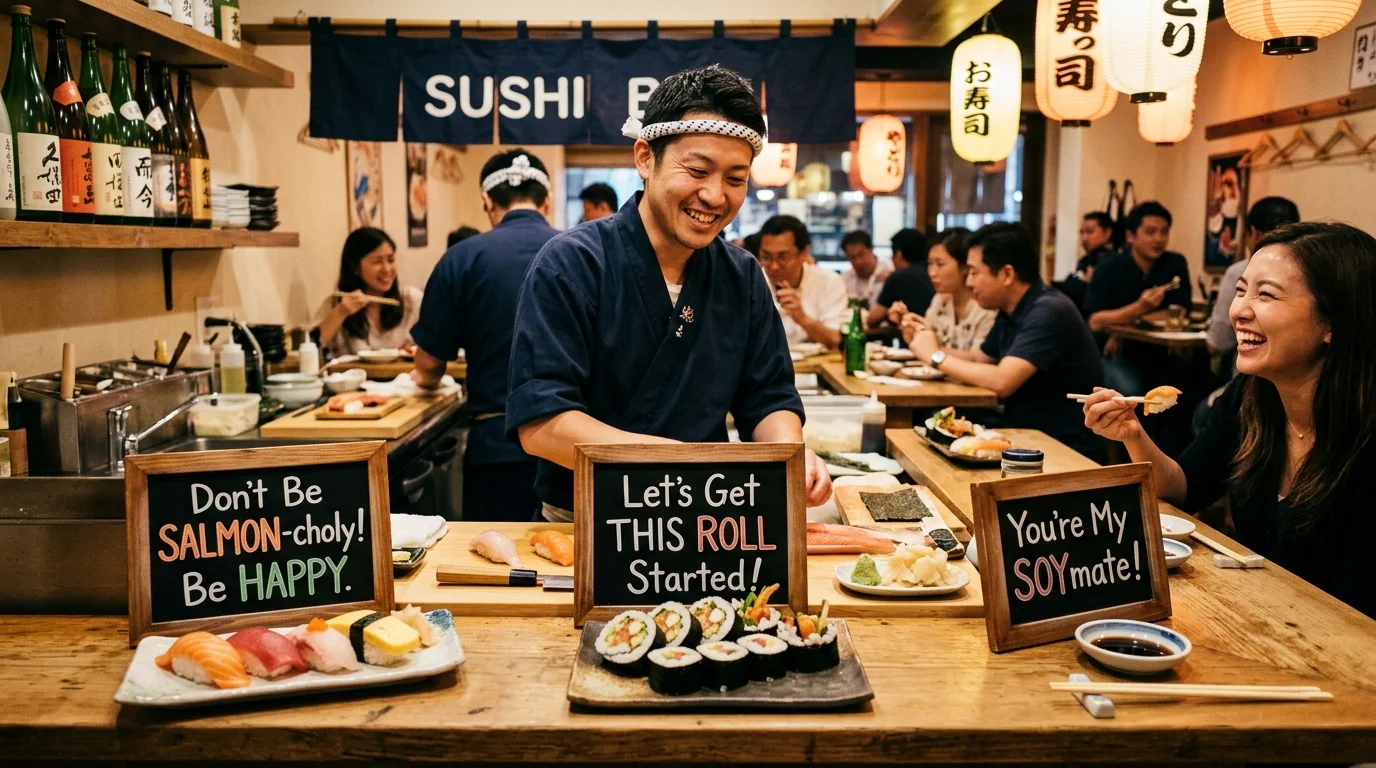 Funny Sushi Puns