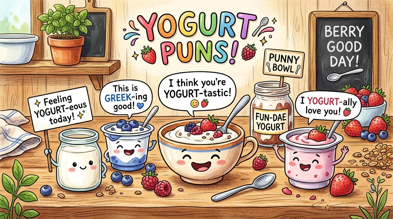 Funny Yogurt Puns