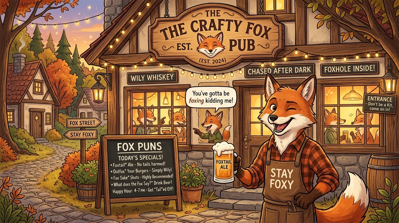 Kids Fox Puns