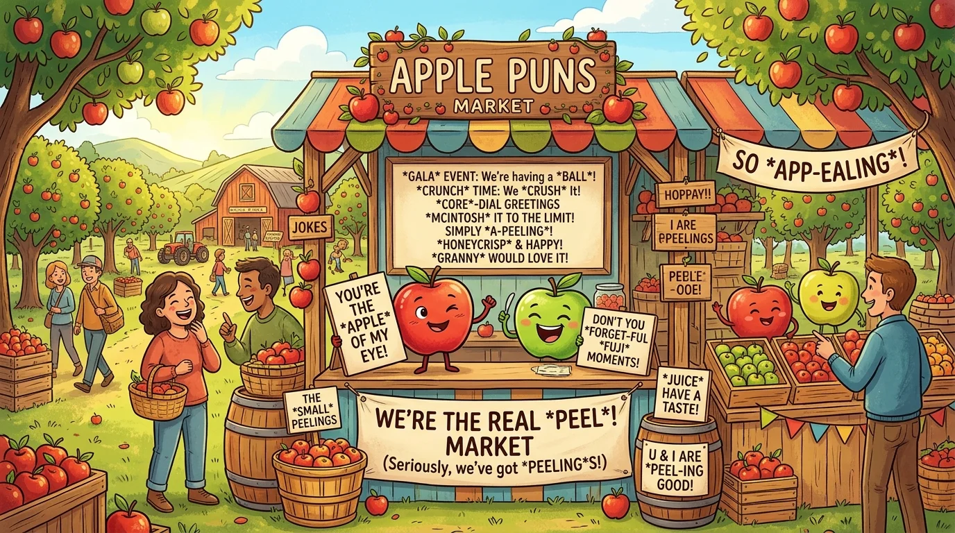 One-Liner Apple Puns