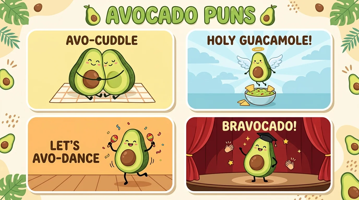 One-Liner Avocado Puns