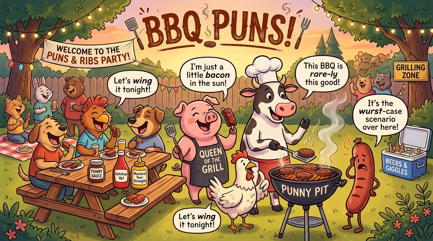 One-Liner BBQ Puns