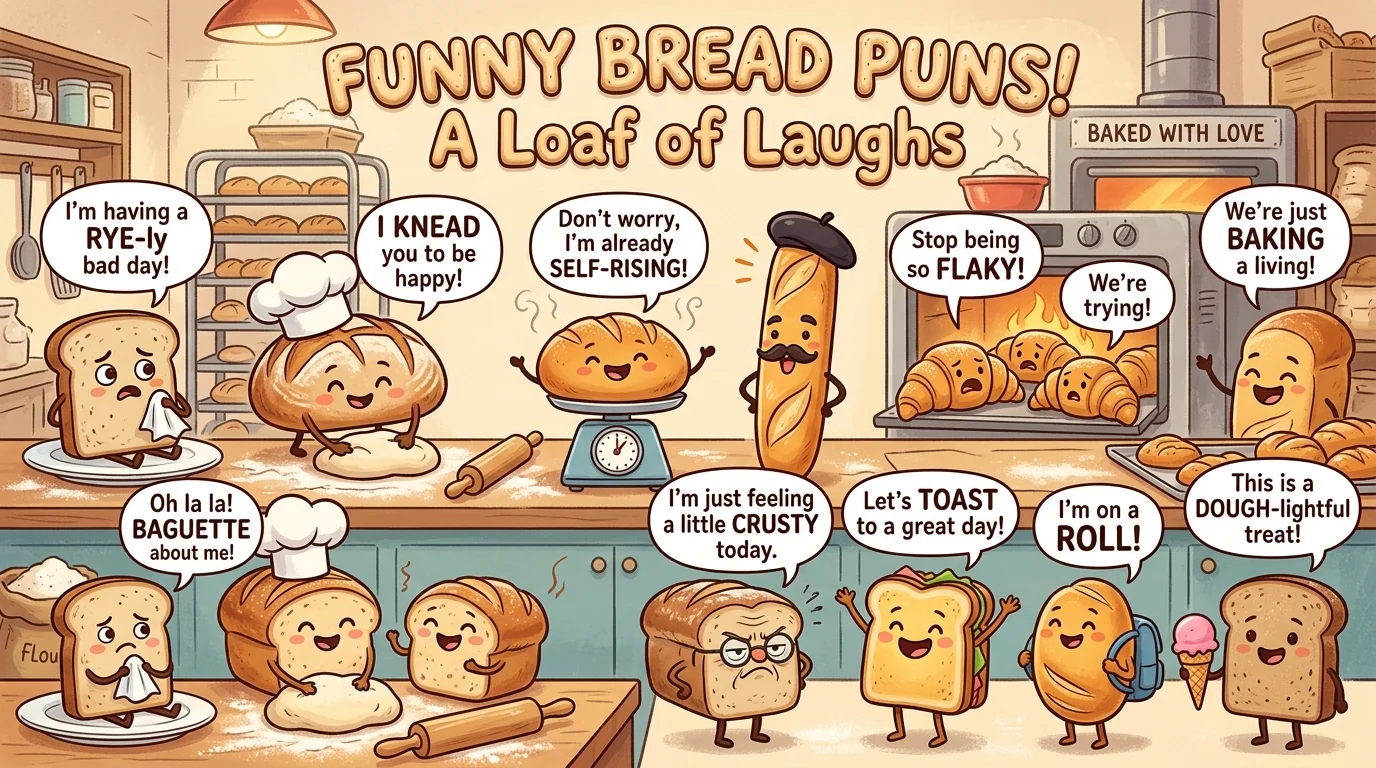 One-Liner Bread Puns
