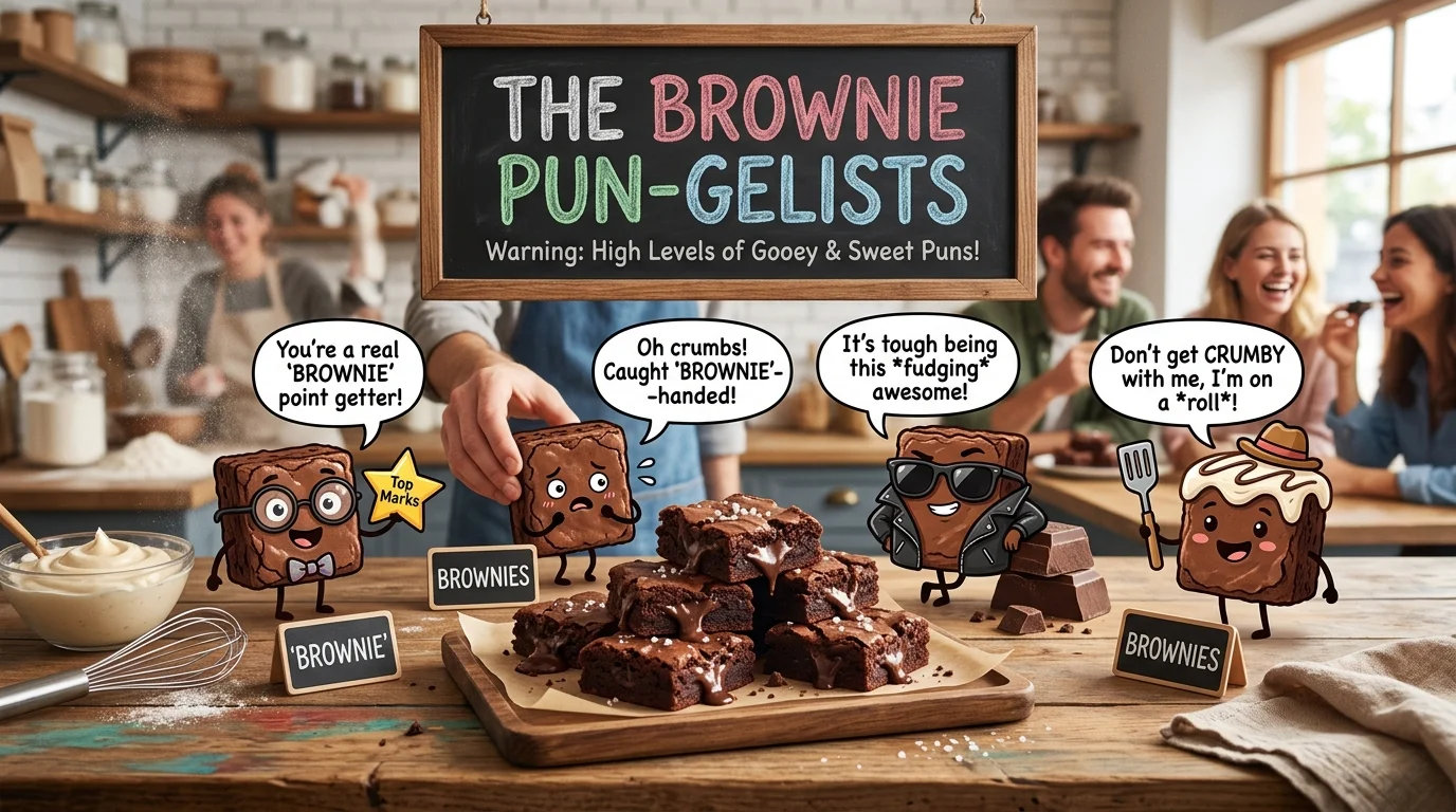 One-Liner Brownie Puns