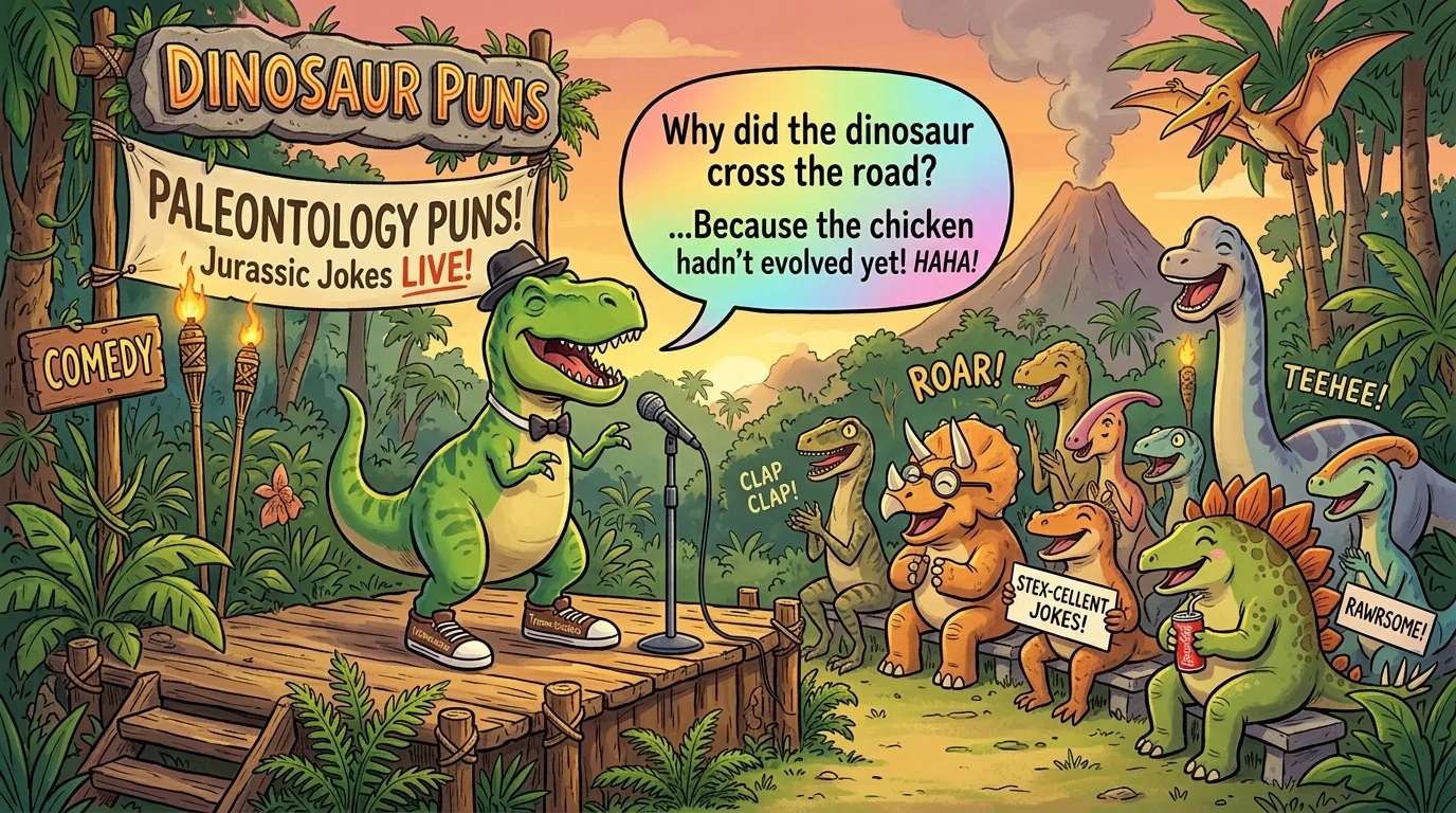 One-Liner Dinosaur Puns