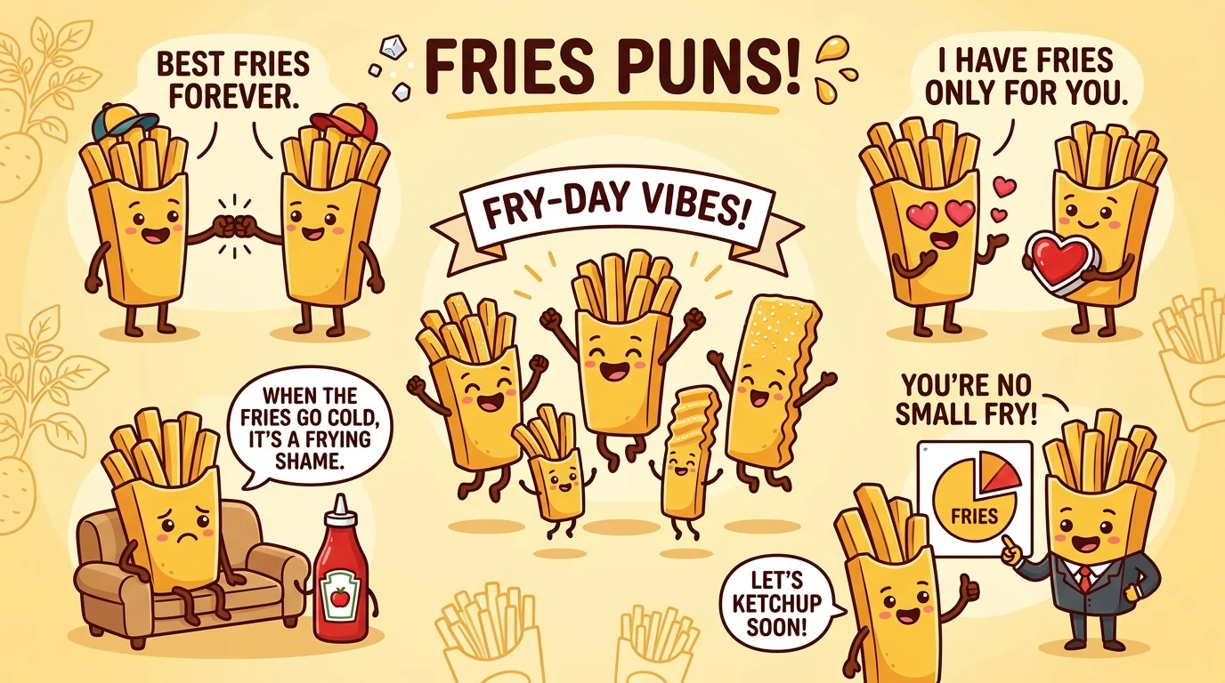 One-Liner Fries Puns