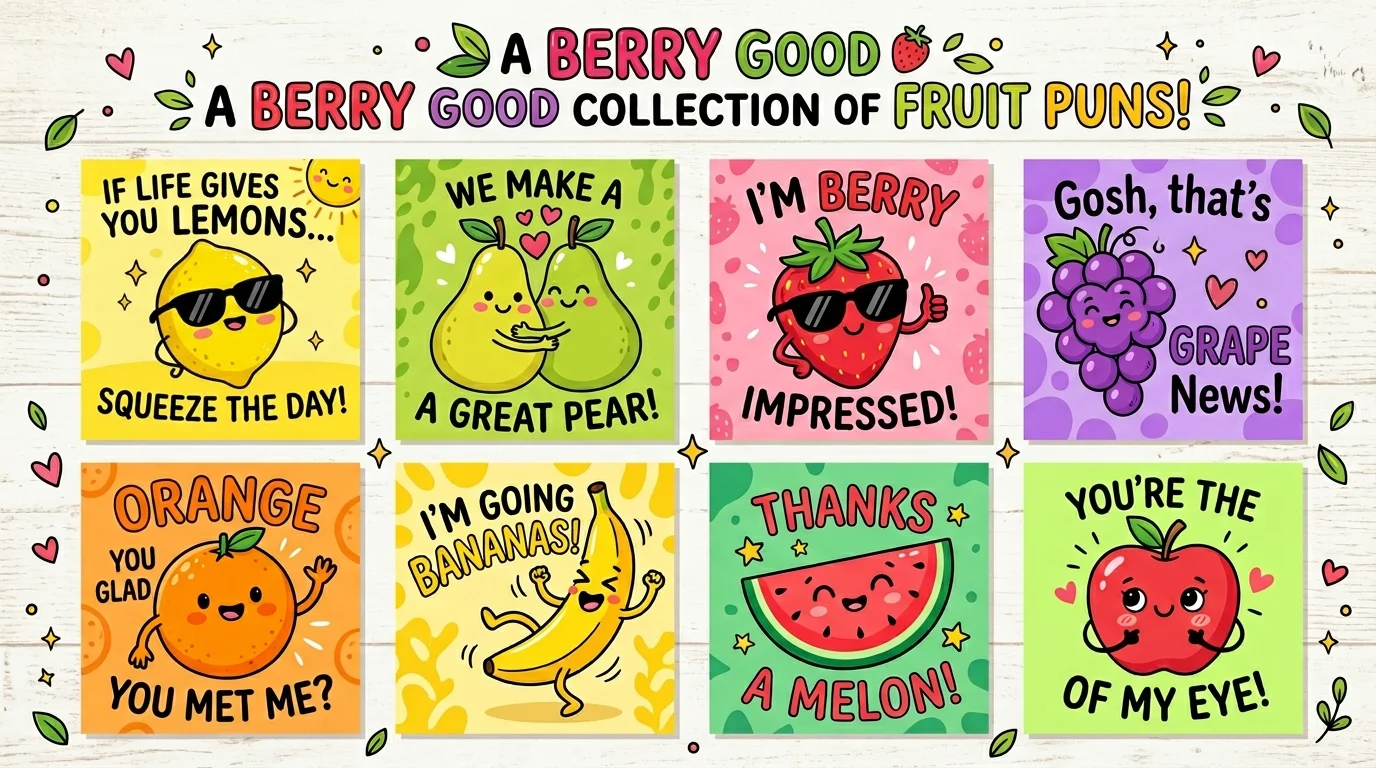 One-Liner Fruit Puns