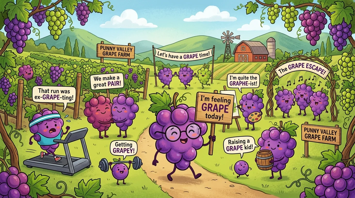 One-Liner Grape Puns