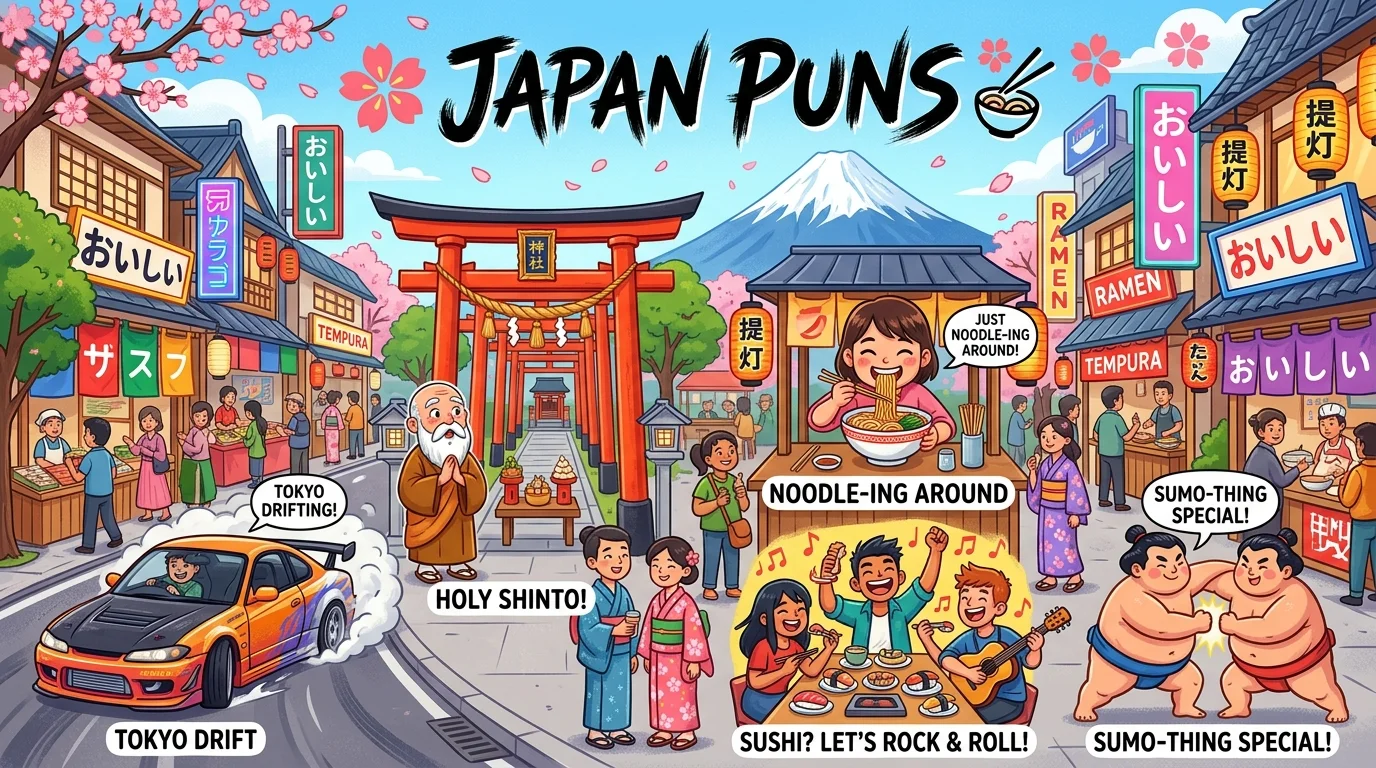 One-Liner Japan Puns