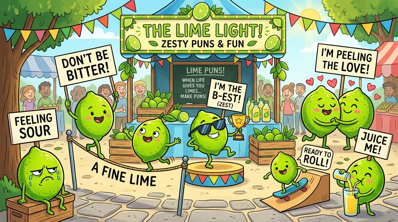 One-Liner Lime Puns