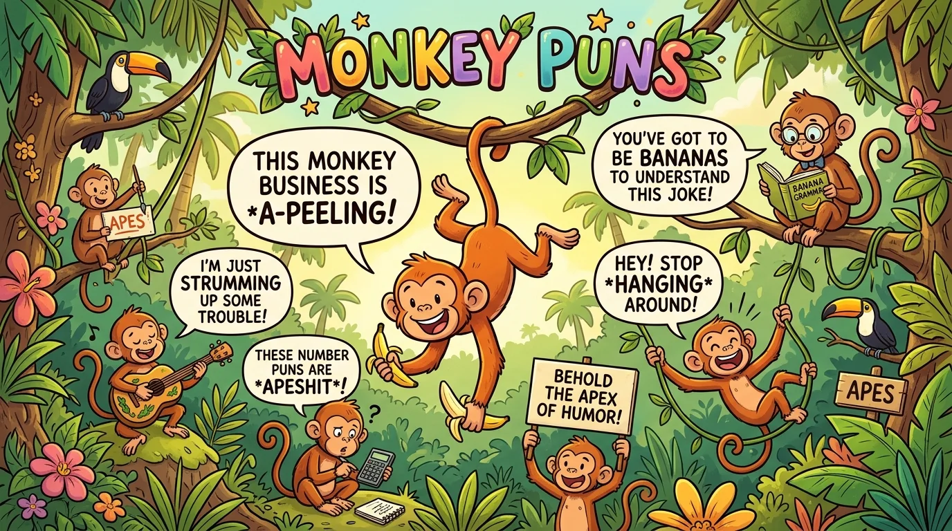 One-Liner Monkey Puns