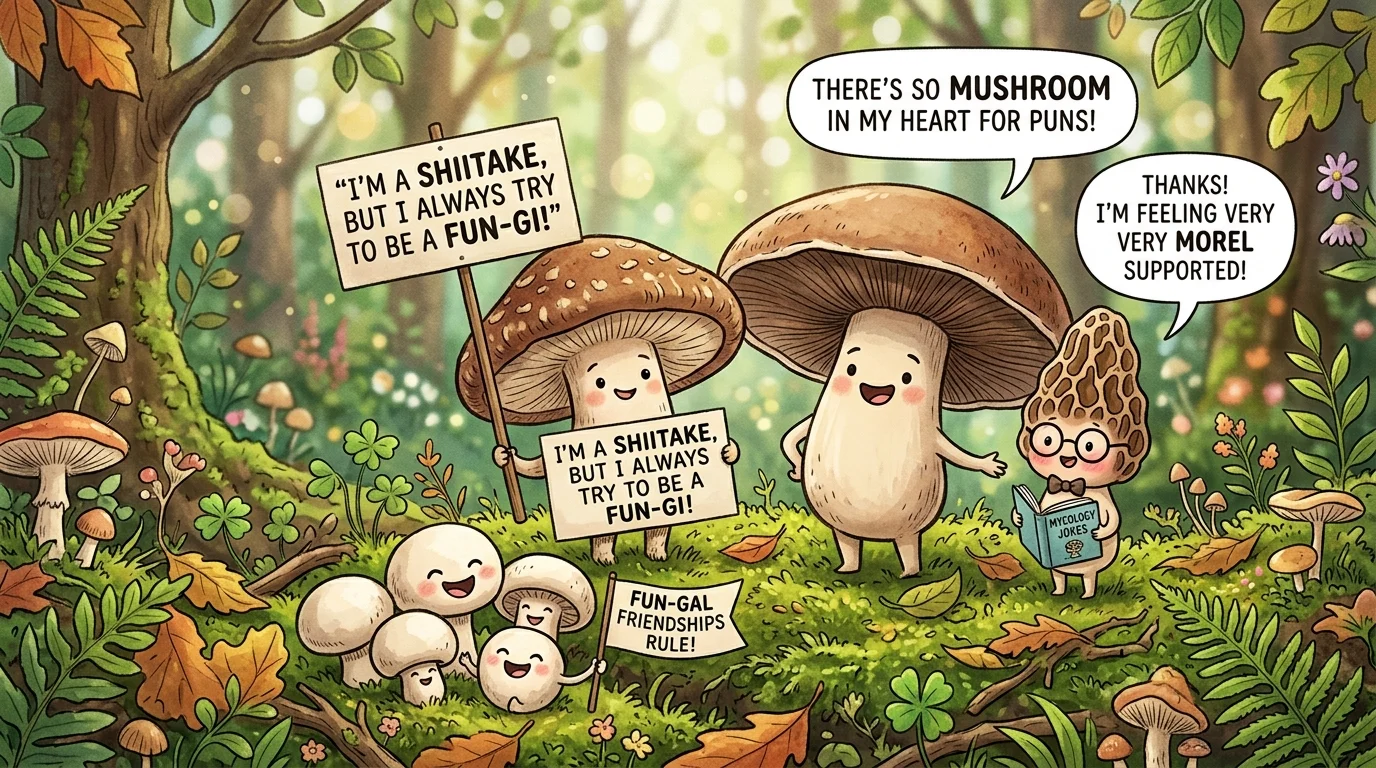 One-Liner Mushroom Puns
