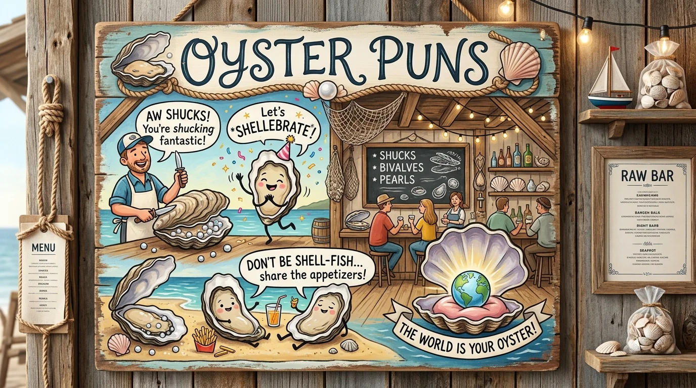 One-Liner Oyster Puns