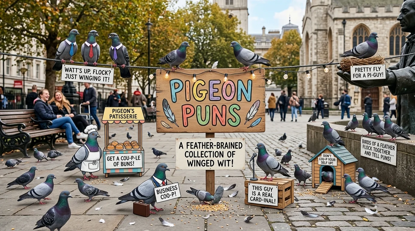 One-Liner Pigeon Puns