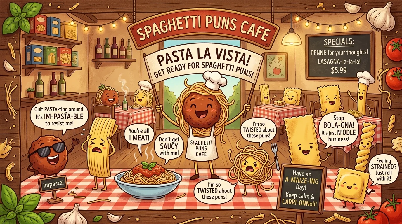 One-Liner Spaghetti Puns