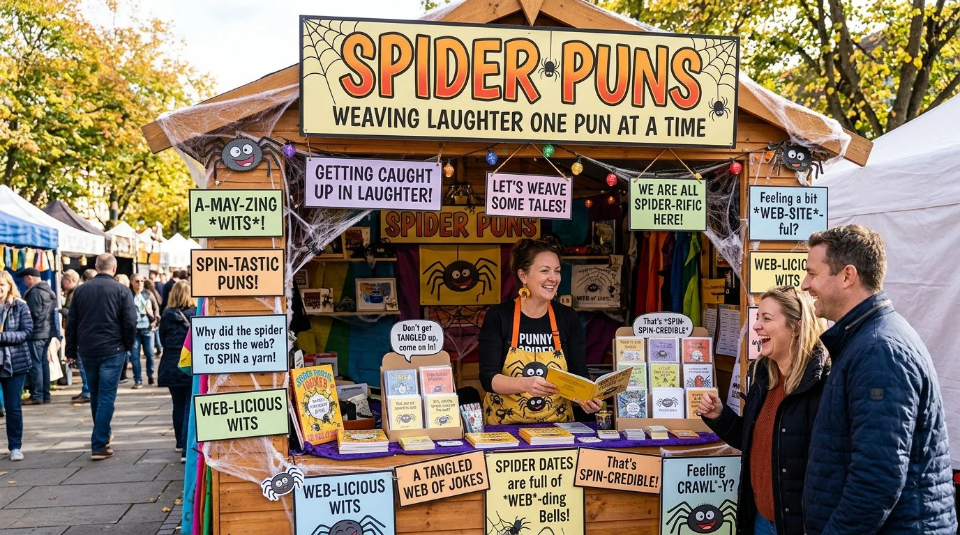 One-Liner Spider Puns