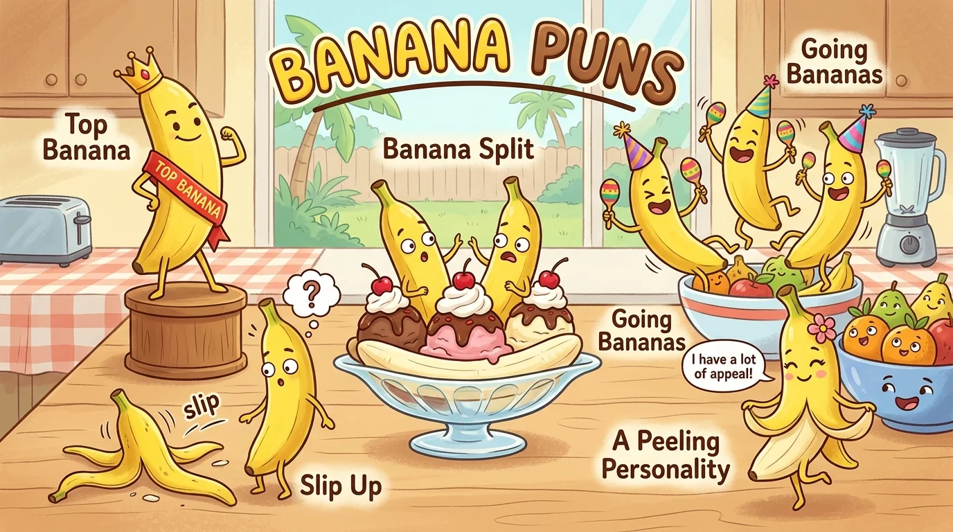 Romantic Banana Puns