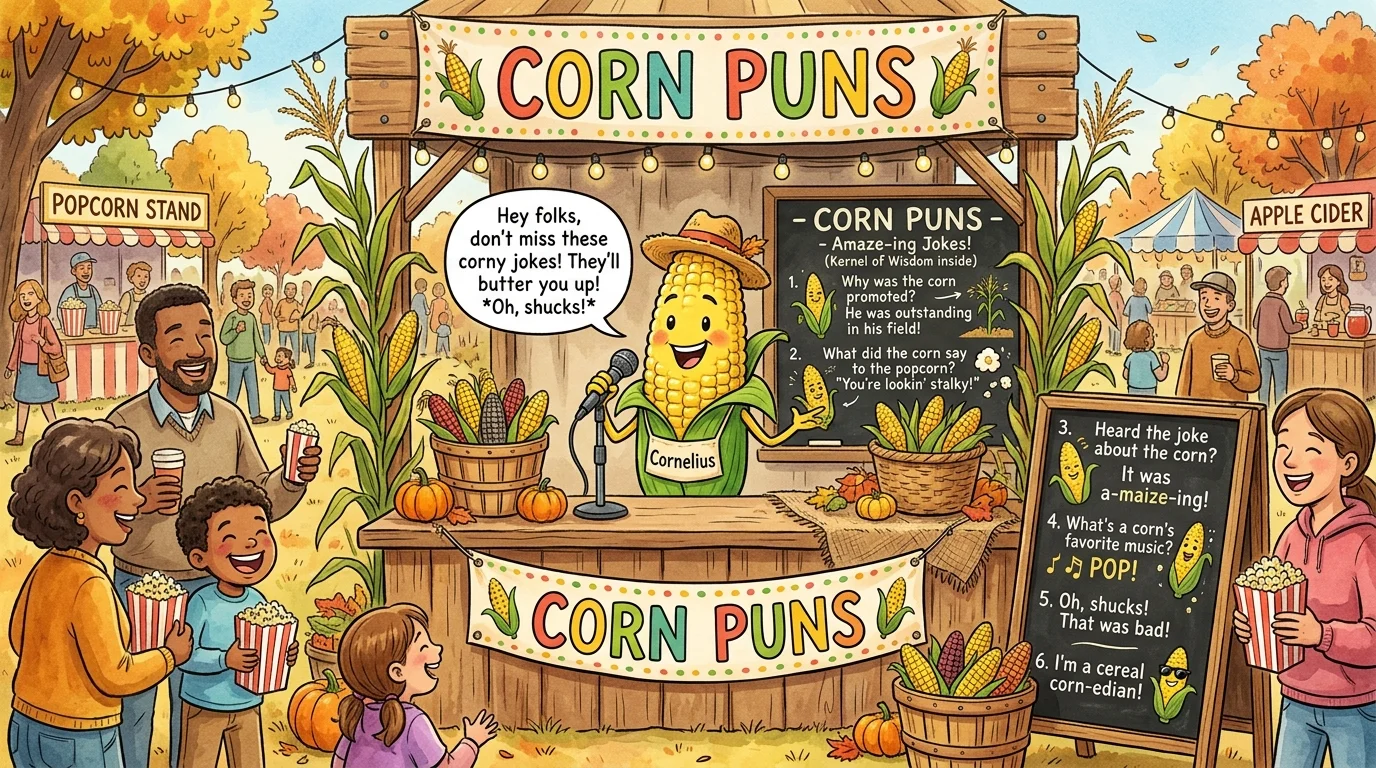 Romantic Corn Puns