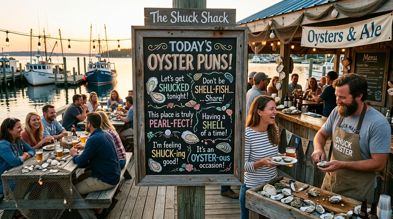 Romantic Oyster Puns