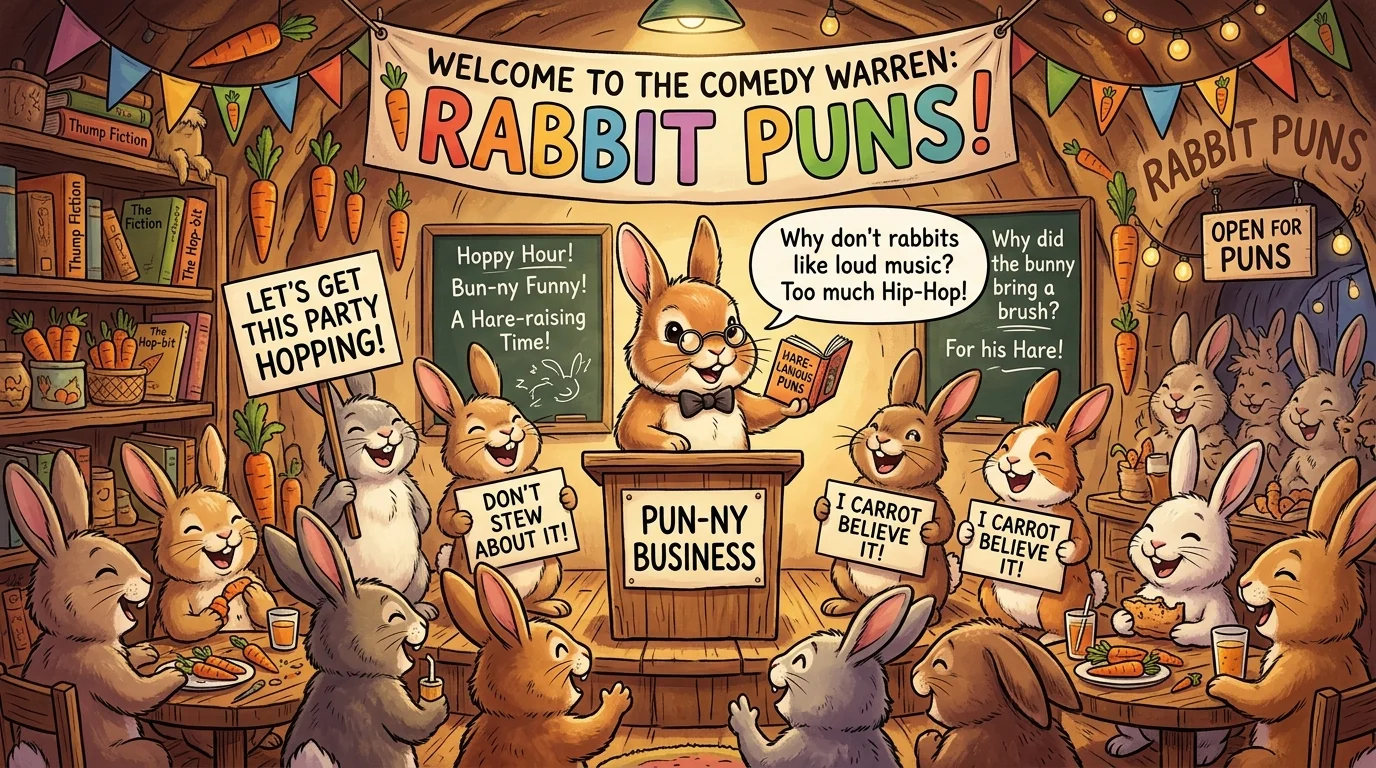 Romantic Rabbit Puns
