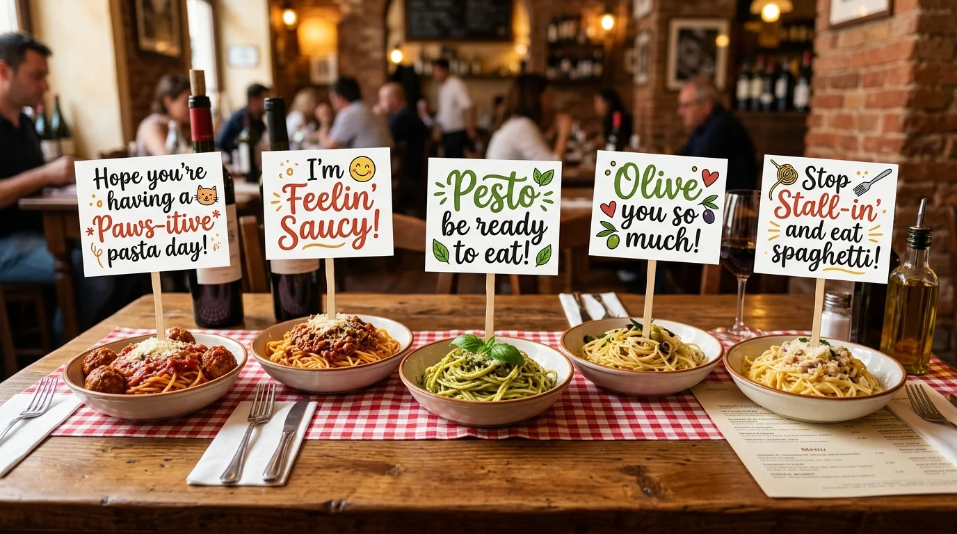 Romantic Spaghetti Pun
