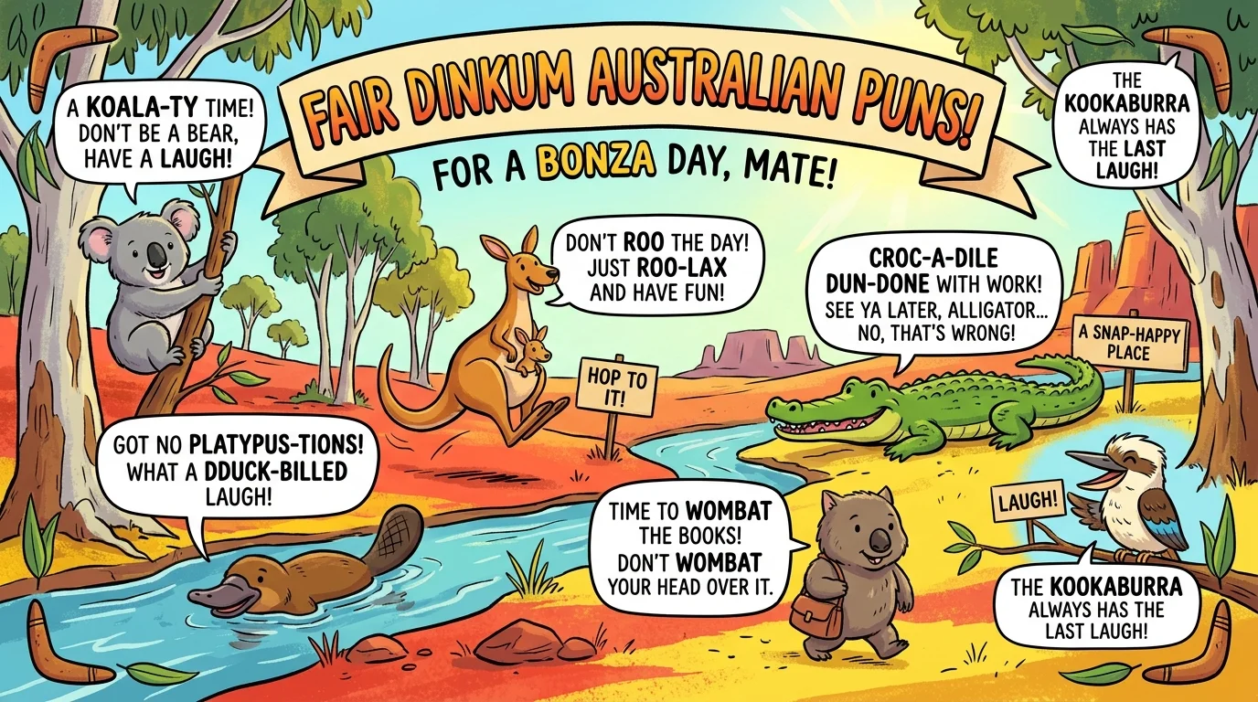 Slang Australian Puns