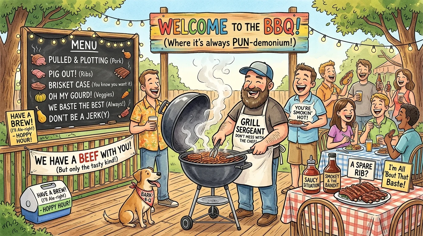 Steak BBQ Puns