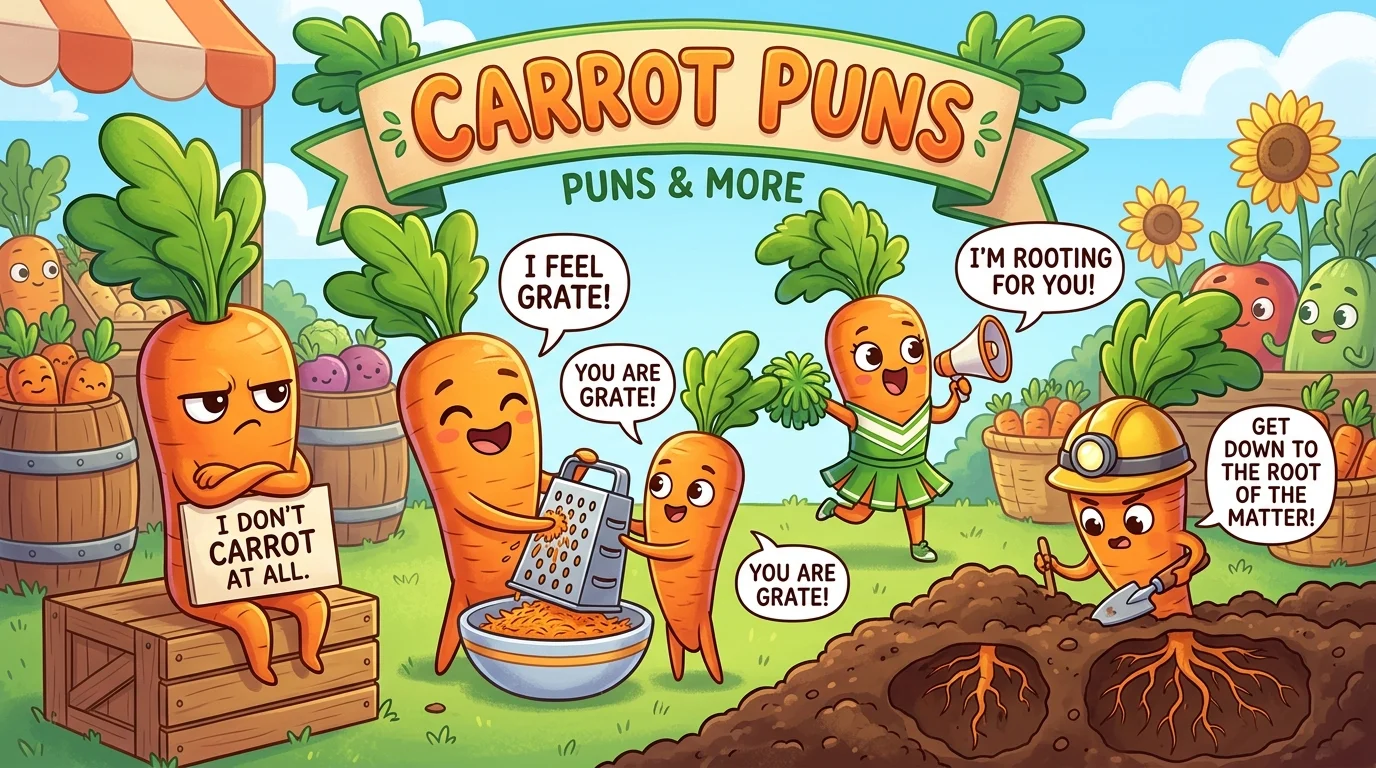 Veggie Carrot Puns